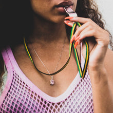 Pink Mesh String Vest
